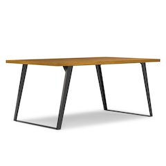 Lowry Dining Table In Oak Veneer