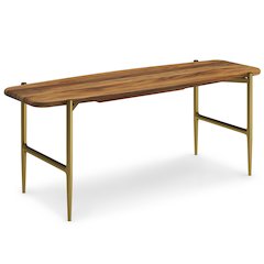 Wagner Solid Acacia Wood Bench In Natural