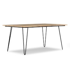 Hunter Solid Mango Wood Dining Table In Natural