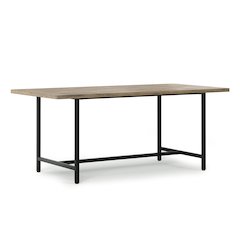 Campbell Dining Table In Grey Wash