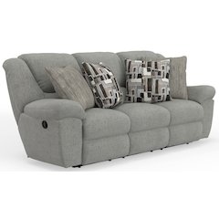 Trifecta Reclining Sofa with 3 Reclining Seats and Drop Down Table