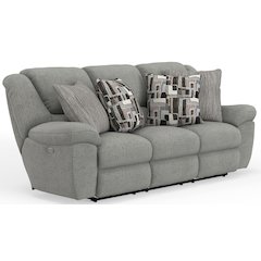Trifecta Power Reclining Sofa with 3 Reclining Seats and Drop Down Table