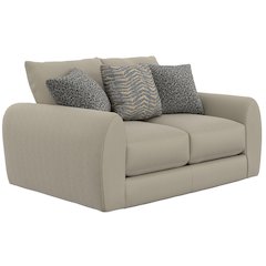 Ezra Loveseat with Cuddler Coil Cushions in Brown Color
