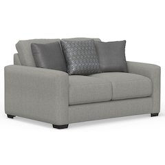 Hyde Park Loveseat in Grey Color