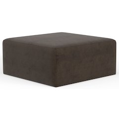 Eagan 42" Cocktail Ottoman in Brown Color