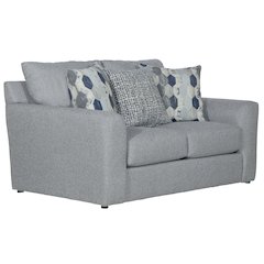 Hooten Loveseat in Blue Color
