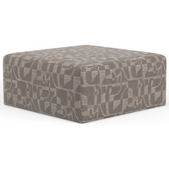 Zeke Cocktail Ottoman in Multi Color