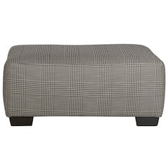 Cutler Cocktail Ottoman in Grey Color