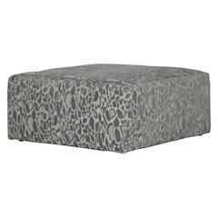 Lamar Cocktail Ottoman in Grey Color