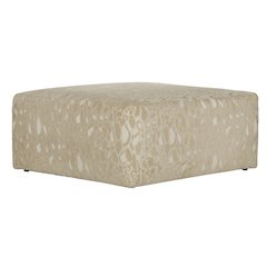 Lamar Cocktail Ottoman in Brown Color