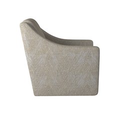 Lamar Swivel Chair in Brown Color