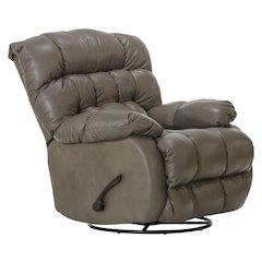 Pendleton Leather Chaise Swivel Glider Recliner