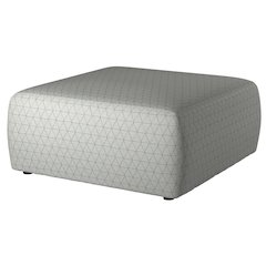 Zeller Cocktail Ottoman in Multi Color