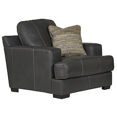 Marco Italian Top Grain Leather Match Chair