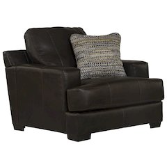 Marco Italian Top Grain Leather Match Chair