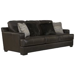Marco Top Grain Italian Leather Match Sofa