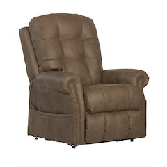 Ramsey Power Lift Lay Flat Recliner with Heat and Massage