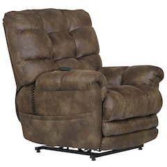 Oliver Power Lift Recliner with Dual Motor and Extended Ottoman