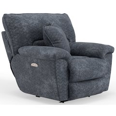 Paxon Deep Seat Power Lay Flat Recliner with Power Adjustable Headrest