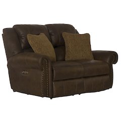 Pickett Power Reclining Loveseat with Power Adjustable Headrest