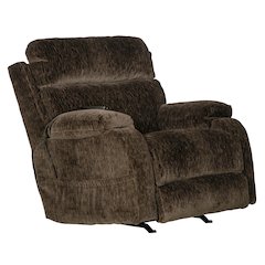 Refresher Power Rocker Recliner with Power Adjustable Headrest & Lumbar