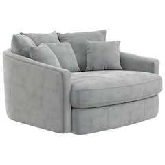 Matty Cuddle Chaise in Grey Color