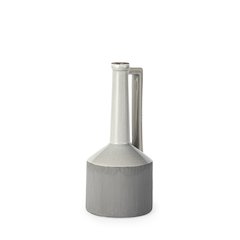 Burton 14.2H Medium Two Tone Gray Ceramic Jug Vase