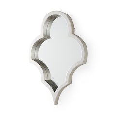 Geneva 23x34 Silver Wood Frame Mirror
