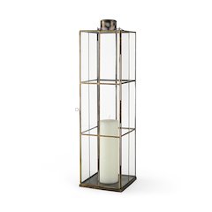 Grimwig (Large) 8L x 8W x 31H LANTERN W/SHEET BASE WITHOUT BEVEL