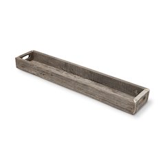 Vernon (Large) 36L x 7W Brown Reclaimed Wood Tray