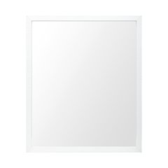 Bristol White 20x24 Faux Wood Frame Bathroom Vanity Mirror