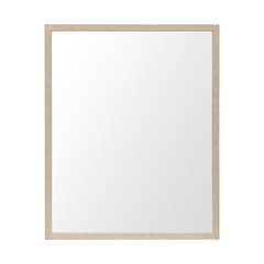 Bristol Tan 24x30" Faux Wood Frame Bathroom Vanity Mirror