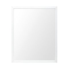 Bristol White 24x30 Faux Wood Frame Bathroom Vanity Mirror