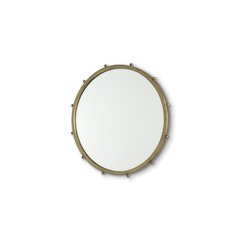 Elena I Small Gold Wall Mirror
