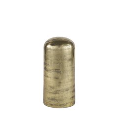 Quonset Tall Brass Finished Aluminum Metal Ornament