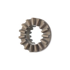 Sprocket 17" Round Brown Wood Frame Mirror