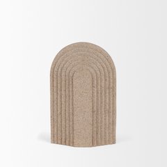 Kael Resin Textured Concrete Gray Decorative Object