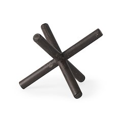 Astericks (Medium) 8L x 7W Brown Metal Decor Object