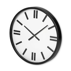 Derby 24" Round Oversize Modern Wall Clock