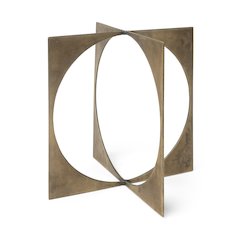 Lima (Large) 10L x 10W Gold Geometric Decorative Object