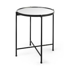 (Small) Black Mirror Top Accent Table