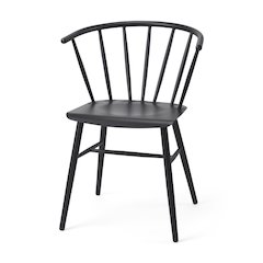 Black Metal Dining Chair