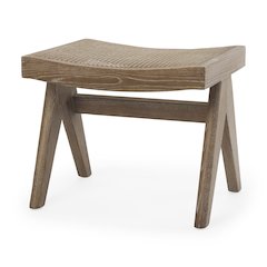 Medium Brown Wooden Stool