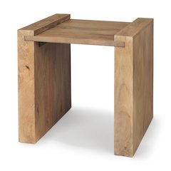 Light Wood Accent Table