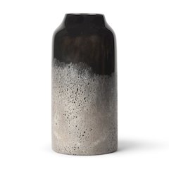 Emu Short Black Gray Vase