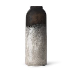 Emu Tall Black Gray Vase