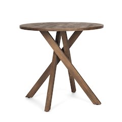Medium Brown Wood Foyer Table