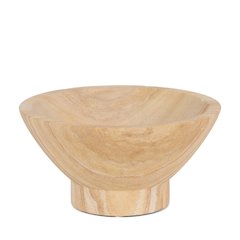 Beige Sandstone Decorative Pedestal Bowl