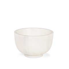 Small Premium Solid White Marble Bowl