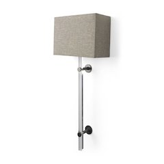 Kinsley Beige Shade W/Transparent Body Wall Sconce